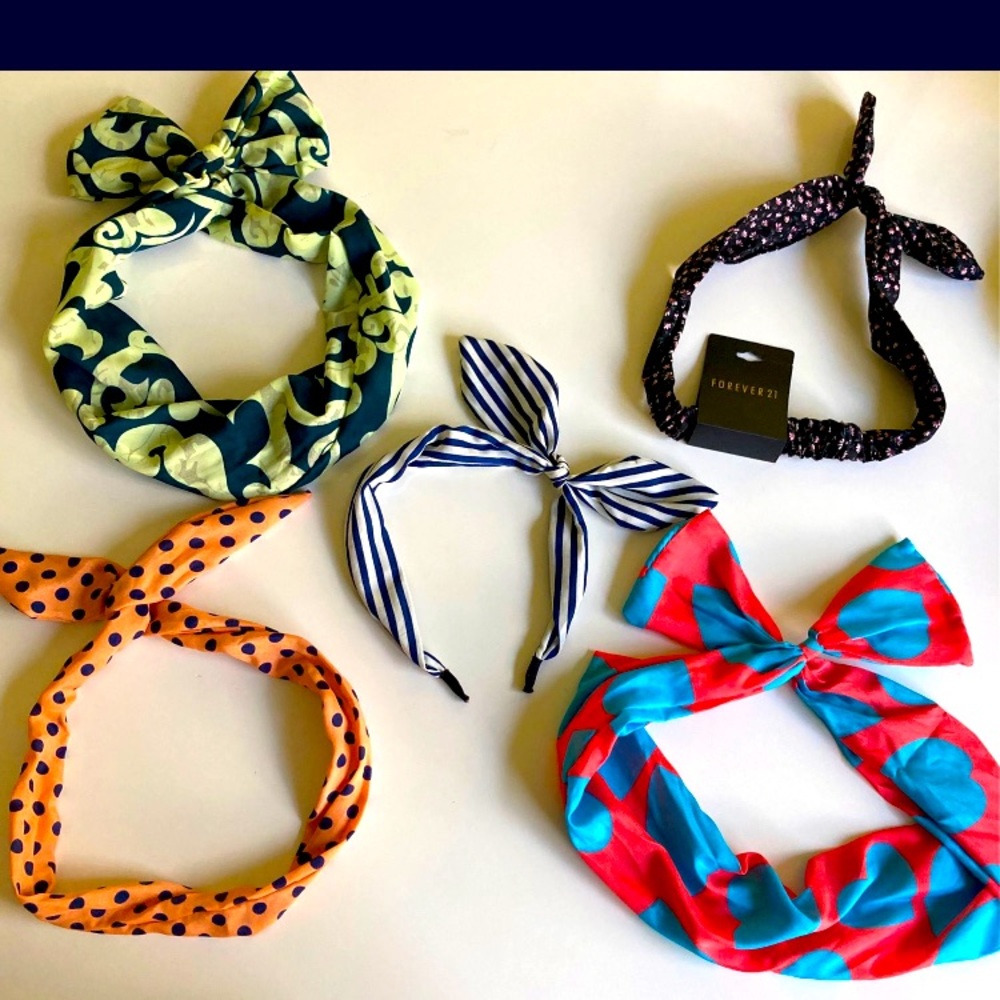 COPY - 5 set Hair Band Knot For Women And Kids.